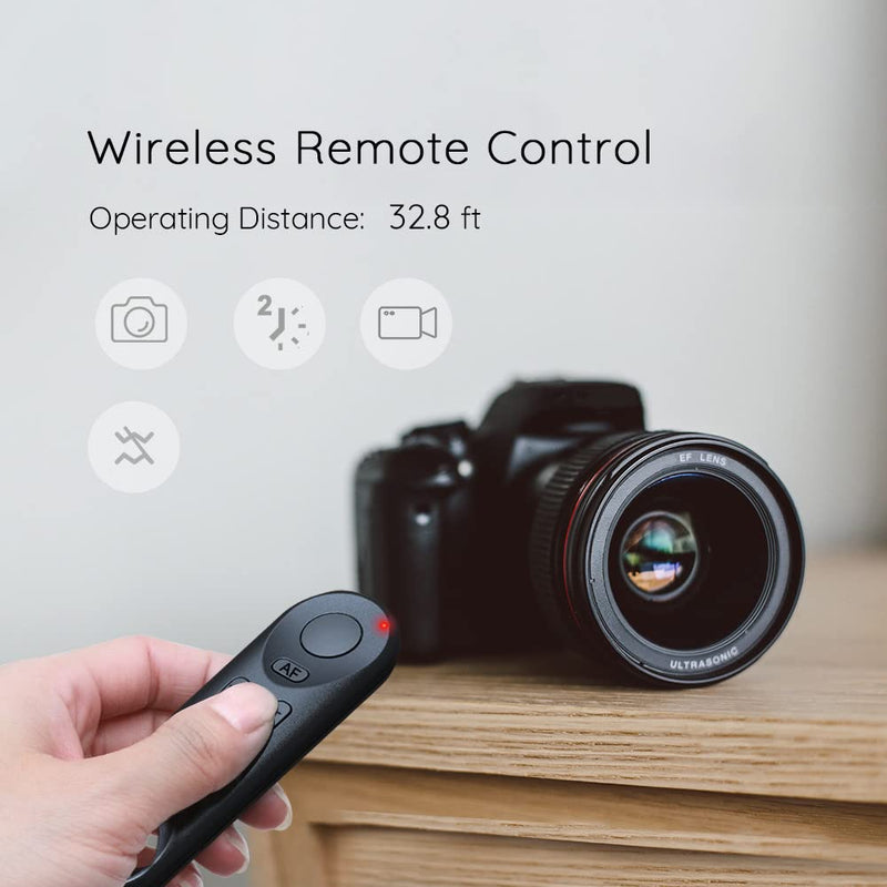 [AUSTRALIA] - PHOLSY Camera Wireless Remote Commander Shutter Release Compatible with Canon 850D 90D EOS-R 200D-II 250D 6D-MarkII 77D 800D M6-MarkII M50 G5X-MarkII G7X-MarkIII SX70HS Replace Remote Control BR-E1 BT remote For Canon 
