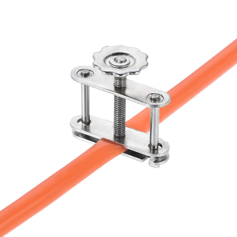 uxcell Flow Control Tubing Clamps Adjustable Swivel Screw Compressor Hose Clamp for Lab 10Pcs