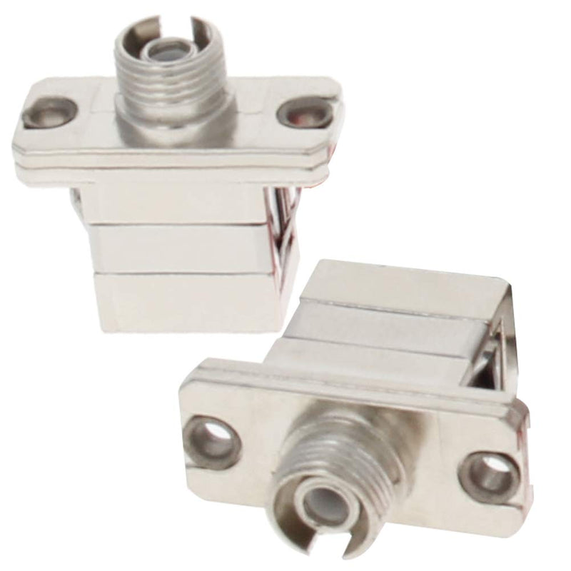 Fielect 10pcs Simplex Type SC to FC Fiber Coupler Carrier Grade Fiber Optical Adapter Connector for Server Rack, Patch Panel 10pcs SC-FC