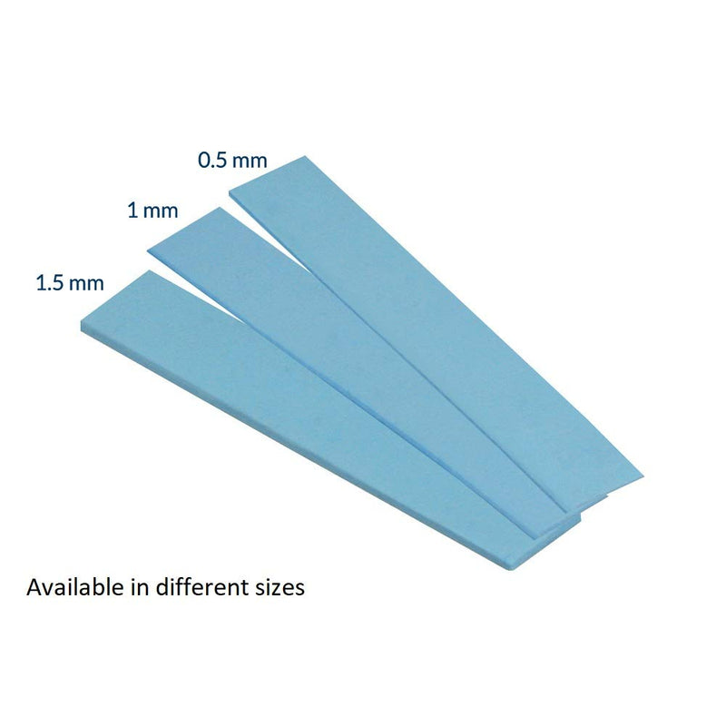 ARCTIC Thermal Pad 120 x 20 x 1.5 mm (Pack of 2) - Thermal Compound for All Coolers, Efficient Thermal Conductivity Gap Filler, Non-Stick, Safe Handling, Easy to Apply - Blue Advanced