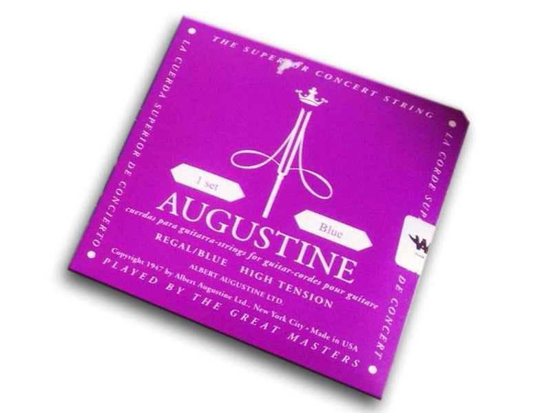 Augustine AUGREGALBLUSET Regal Blue High Tension Nylon Classical Guitar Strings SIZE_NAME