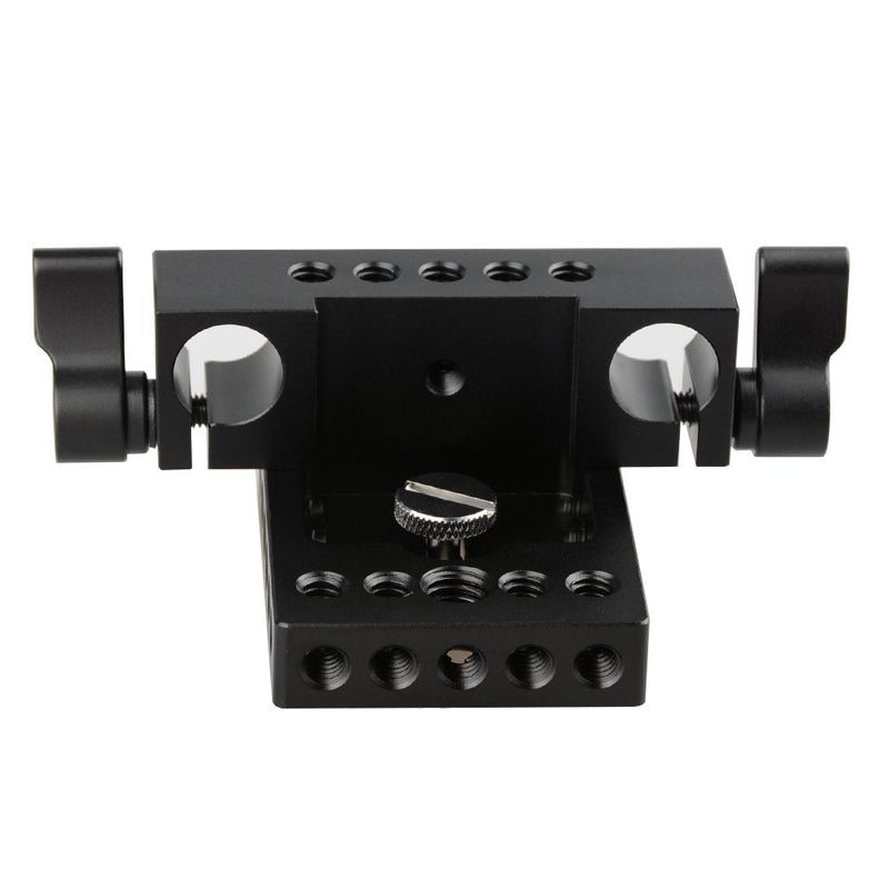 [AUSTRALIA] - CAMVATE Camera Baseplate with 15mm Railblock for DSLR Rig 15mm Rod Rail Support System - 1236 