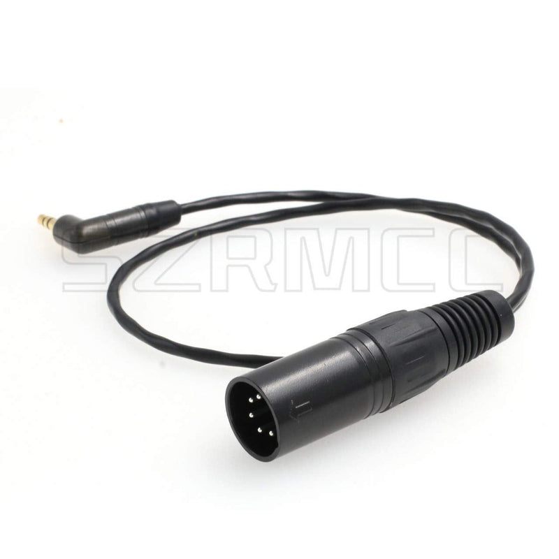 SZRMCC Stereo 3.5mm to XLR 5 Pin Male Audio Input Cable for Arri Alexa XT/SXT/Amira Camera