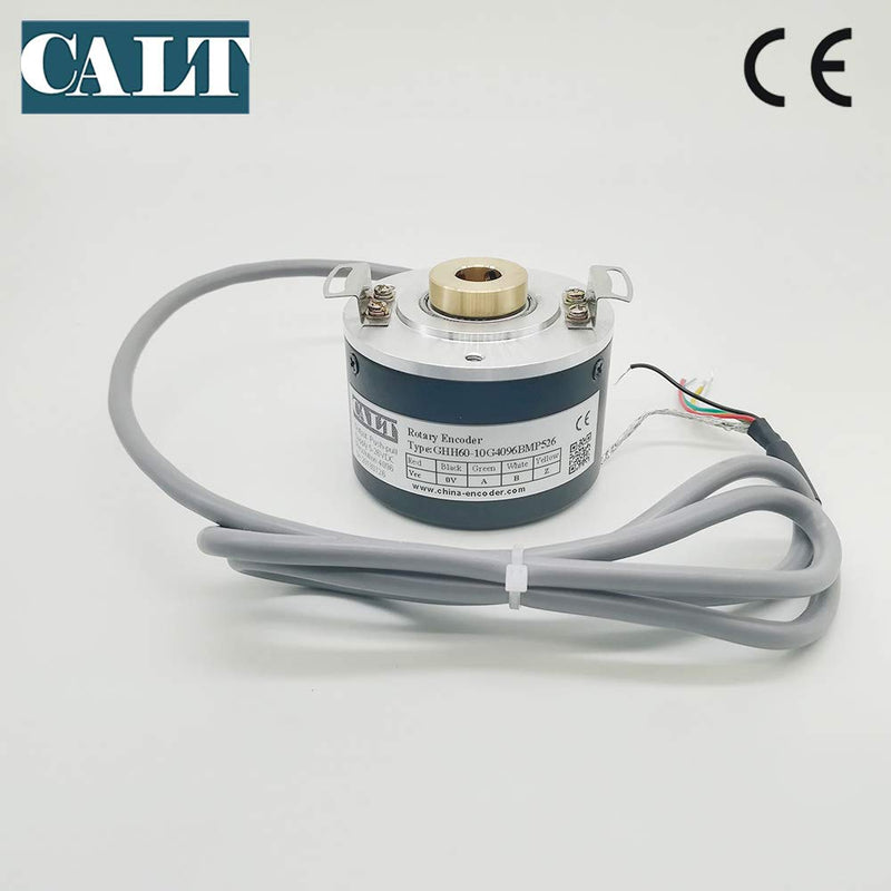60mm Outer Diameter 12mm Aperture Hollow Shaft Rotary Encoder Push Pull Output 5V~26V 1000P/R