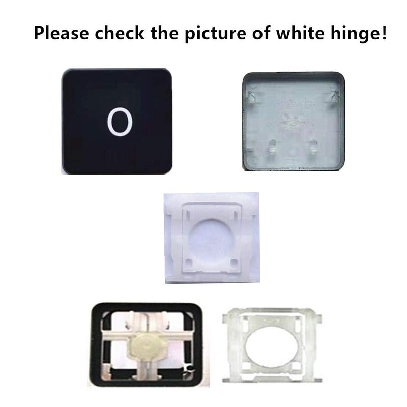 Replacement Individual AP11 Type O Key Cap and Hinge for MacBook Pro Model A1425 A1502 A1398 for MacBook Air Model A1369/A1466 A1370/A1465 Keyboard to Replace The O KeyCap and Hinge