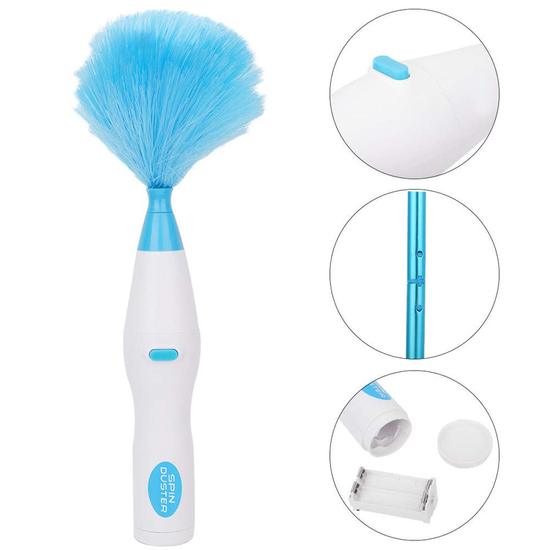 [AUSTRALIA] - Blinds Cleaning Tool, Electric Duster, Long Lifespan Ceiling Fan Cleaner Pet Hair for Mini Blind for Furniture 