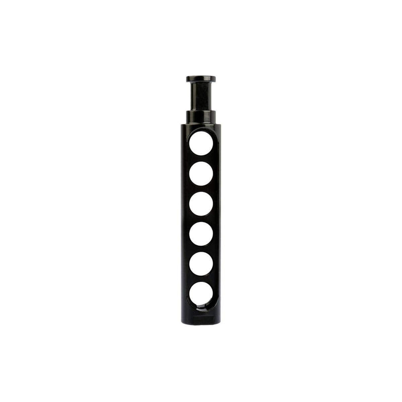 [AUSTRALIA] - ProMediaGear BLSA5A 5 inch Tall Aluminum Boomerang Bracket Adapter for Profoto B1 B2 Broncolor and Elinchrom Standard Lightstand Mount, Black 