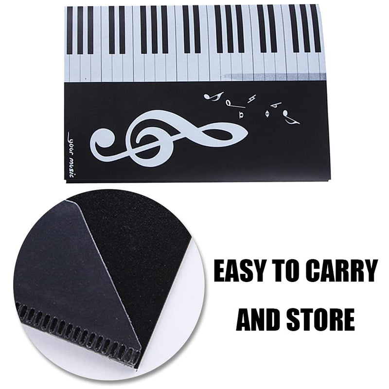 Music Score Folder Piano Score Paper Song File Clef Paper Music Score Plastic Folder A4 Storage Rack Waterproof Display Score
