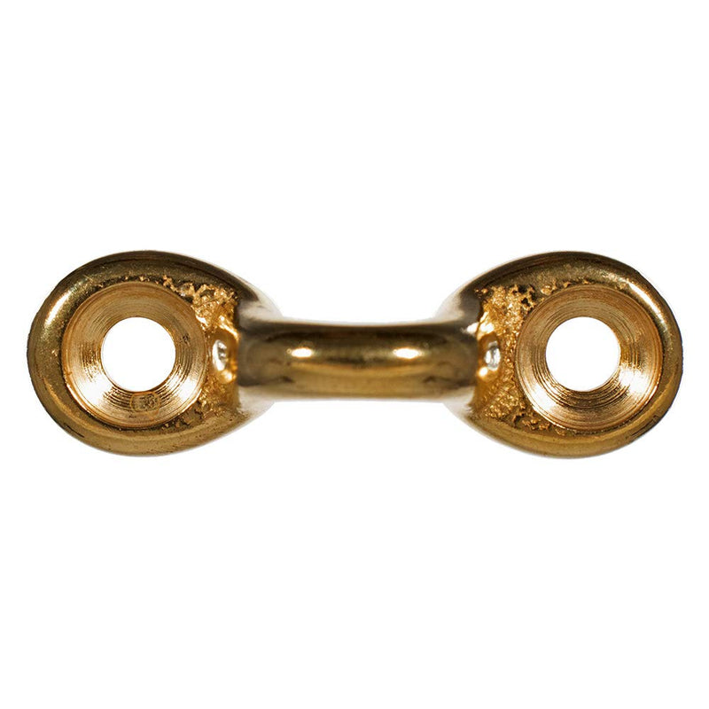 Brass Footman Loop 1 1/16 Inch - 2 Pack