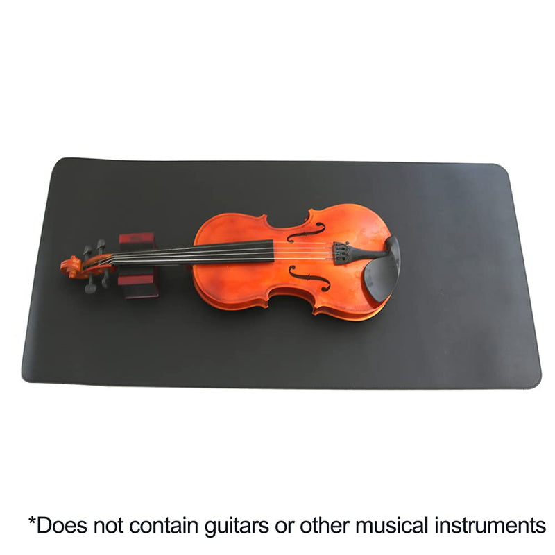 DSFSAEG Guitar Work Mat with Neck Rest Pillow Guitar Mat Repair Cleaning Tool Violin Accessories(A) A