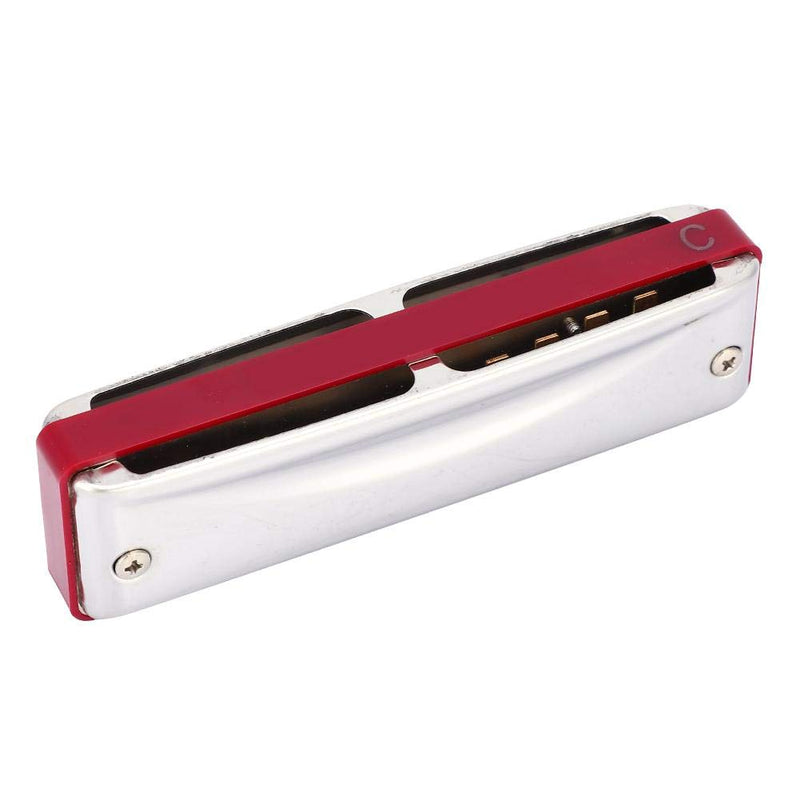 T best Harmonicas, KONGSHENG Benders Harp 10 Hole 20 Tone Blues Beginner Harmonica in the Key of C purplish red