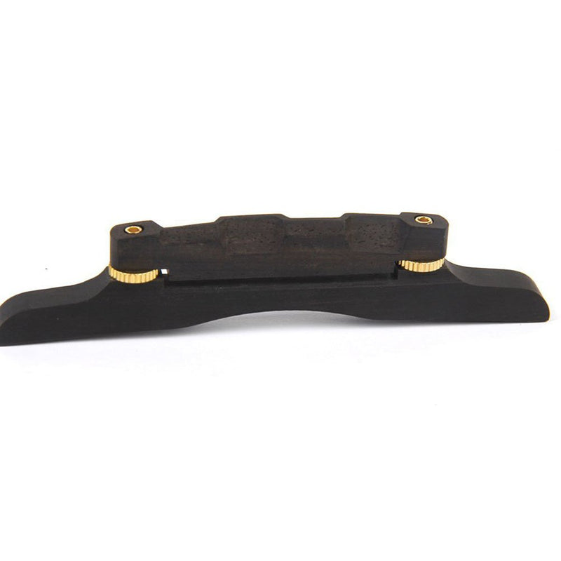 ROSENICE Adjustable Mandolin Bridge Compensated Ebony (Random Color)