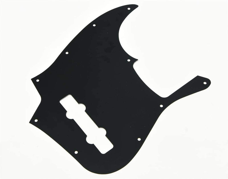 Dopro 5 String Jazz Bass Pick Guard J Bass Scratch Plate for USA/Mexican Fender 5 String Jazz Bass Black Pearl