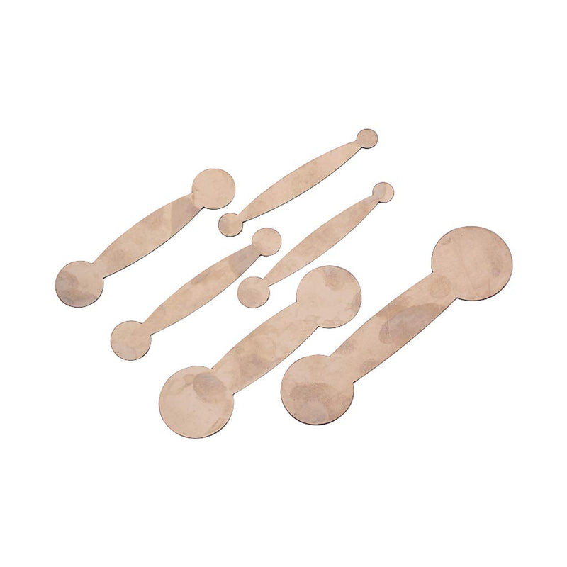 Alnicov Steel Clarinet Pads Repair Tools 6Pcs Woodwind Repair Tool Silver
