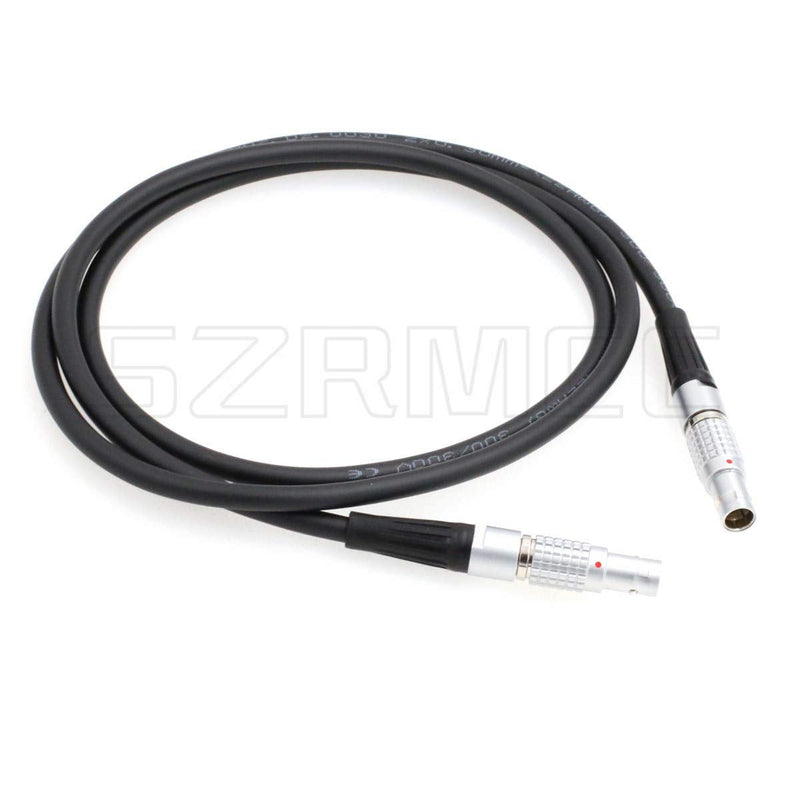 SZRMCC Ambient NanoLockit 5 Pin to EXT 9 Pin Timecode Input Output Cable for RED Komodo 6K Digital Cinema Camera Straight 9pin-Straight 5pin