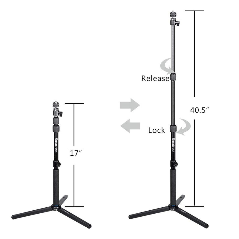 Smatree Selfie Stick Monopod with Tripod Compatible for DJI OM 4, DJI OSMO, OSMO Mobile 3, OSMO Mobile, OSMO Pro/Raw, Telescope Pole with Adapter for DJI Phone Clip Holder