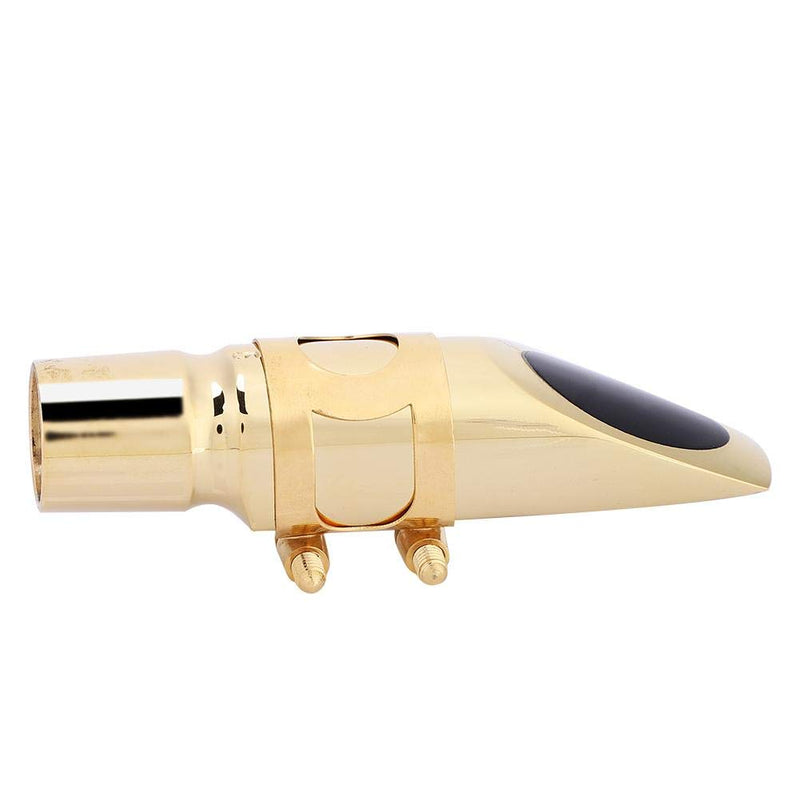 Qii lu Alto Saxophone Mouthpiece, EB Alto Sax Sax 5C Brass Mouthpiece with Pads Musical Instruments Accessory