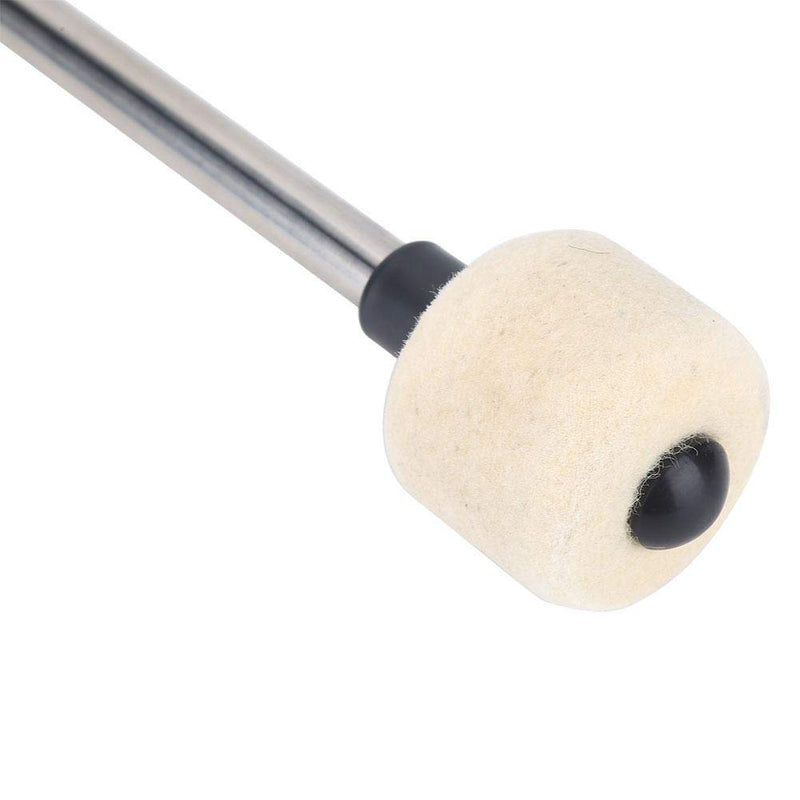 Instrument Accessory Drum Mallet, Percussion Marching with Wool Felt Head Percussion Mallet, Timpani Sticks for Drum Music Enthusiast Band for Bass Drum