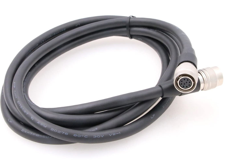 ZBLZGP RCP OCP ROP Remote Control Cable Hirose 10 Pin Male to Female for Panasonic 300/50 Studio Camera RC10 CCU MSU (2M) 2M