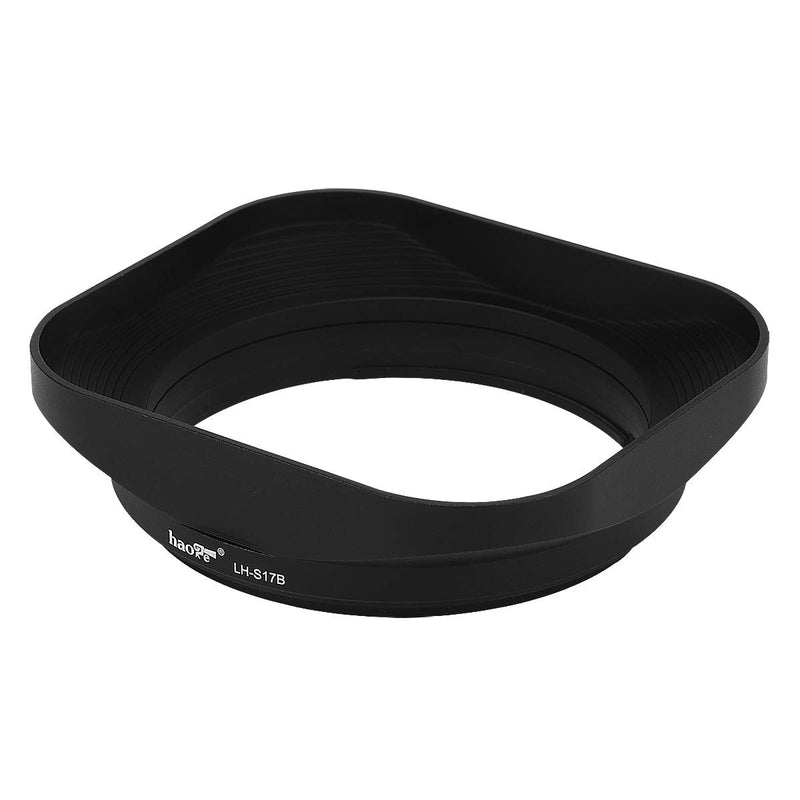 Haoge LH-S17B Bayonet Square Metal Lens Hood Shade for Sony Vario-Tessar T E 16-70mm F4 ZA OSS SEL1670Z Lens