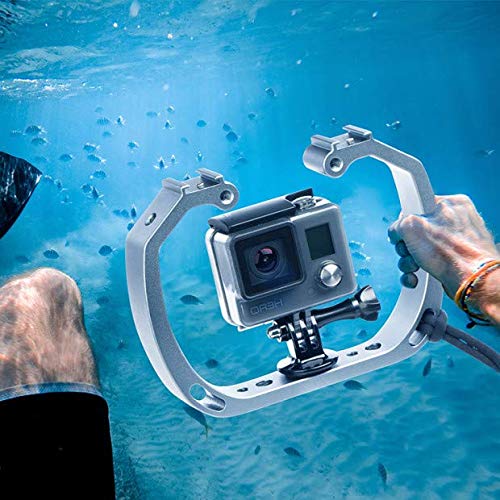Sevenoak Aluminum Alloy Micro Film Making kit Video Cage Diving Rig Stabilizer SK-GHA6 & GoPro Mount Adapter for Action Cameras GoPro Hero3 3+ 4 5 6 Action Cameras for Underwater Video & Photography