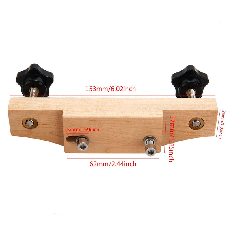 Alnicov Maple Guitar Bridge Caul Clamp Guitar Bridge Clamp Repair Tools for Acoustic Classical Guitars Luthier Tools