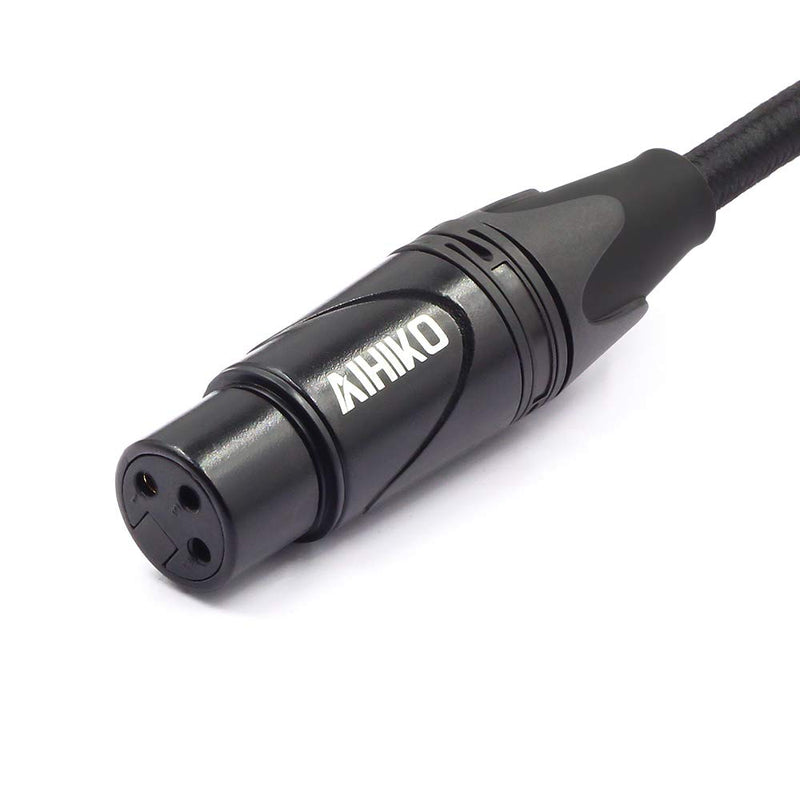 [AUSTRALIA] - AIHIKO XLR to 1/4 Inch Microphone Cable TRS Mono Jack Lead Balanced Signal Interconnect Cord Female to Quarter inch Patch Cables - 10 Feet 