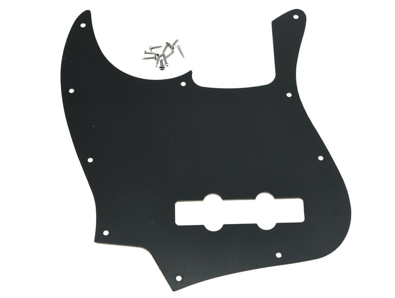 KAISH Jazz Bass J Bass Pickguard fits USA/Mexican 4 String Fender Jazz Bass Black Pearl