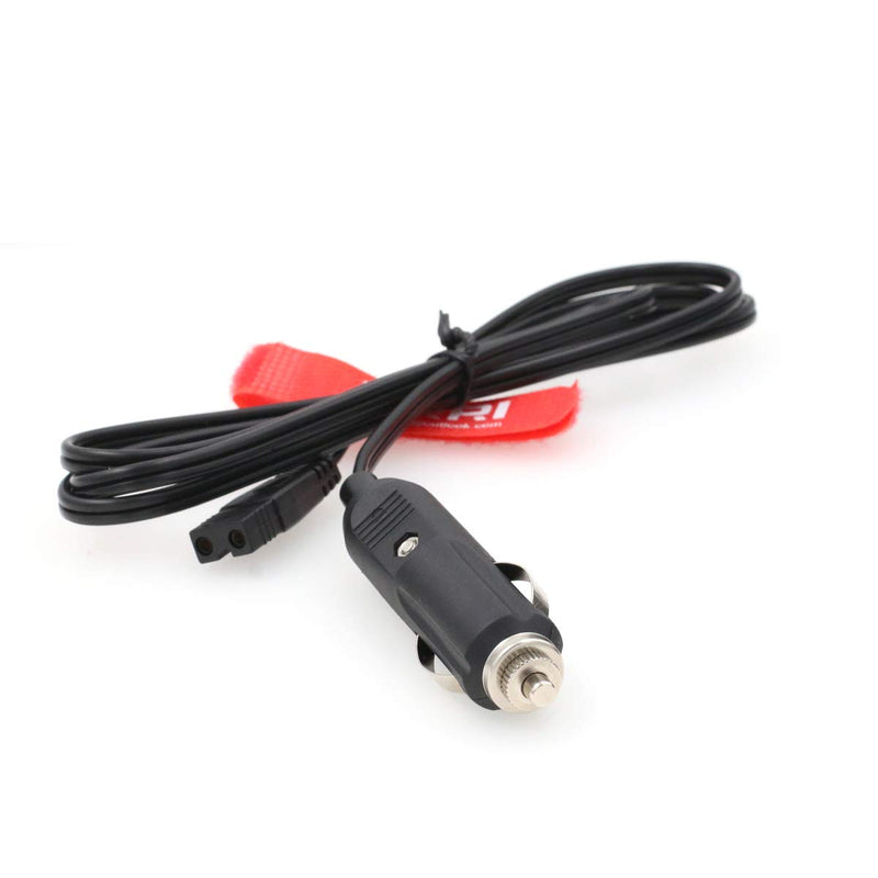 DRRI Mini Fridge 12V DC 2 Pin power Cord for Mobicool cooler,Car Cool Box, Car Freezer Refrigerator. (1.5M) 1.5M