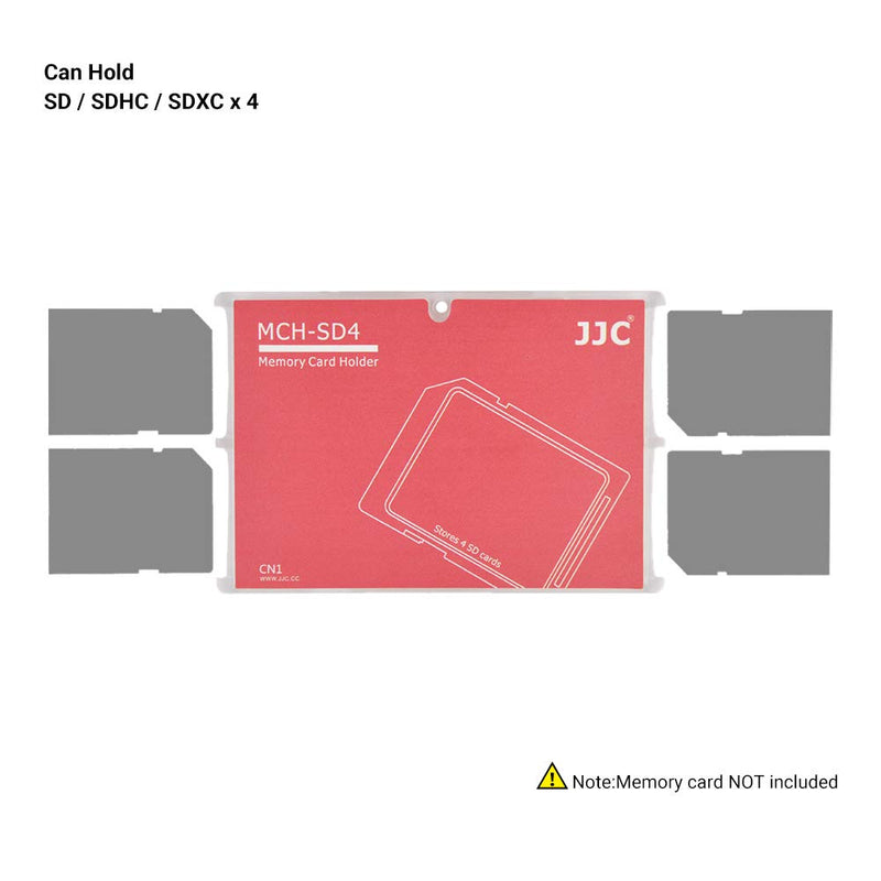 4 Slots SD Card Holder Case,Slim Ultra-Thin Credit Card Size Lightweight Portable SD SDHC SDXC Memory Card Storage 4 SD Card Slots