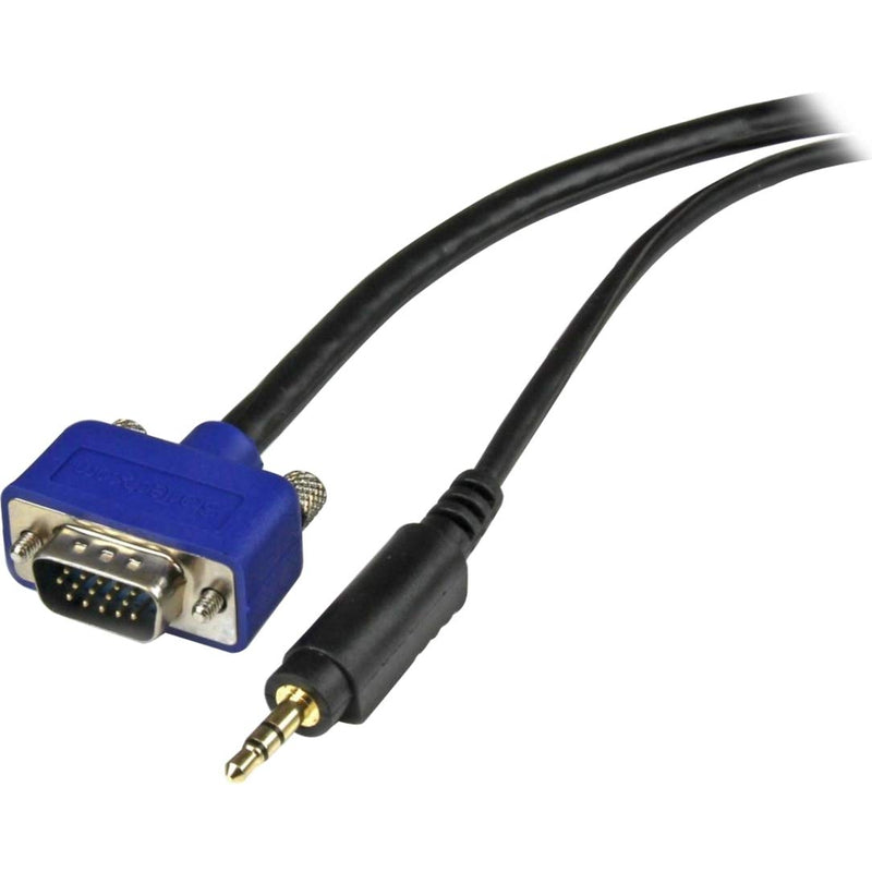 StarTech.com 6 ft. (1.8 m) VGA Cable with Audio - HD15 VGA with Audio - Coaxial High Resolution - Male/Male - VGA Monitor Cable (MXTHQMM6A)