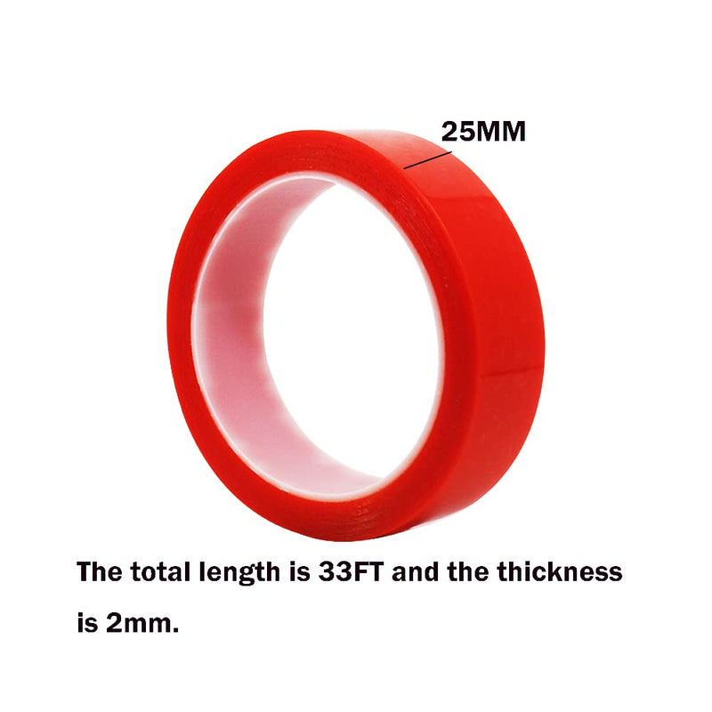 [AUSTRALIA] - RHCXCYTJ 1In x 10M Double Sided Phone Repair Adhesive Tape Phone Repair Tape LCD Touch Screen Repair Tape for Mobile Phone, Notebook Computer, Electronic LCD Touch Screen Repair (25mm*1) 25mm*1 