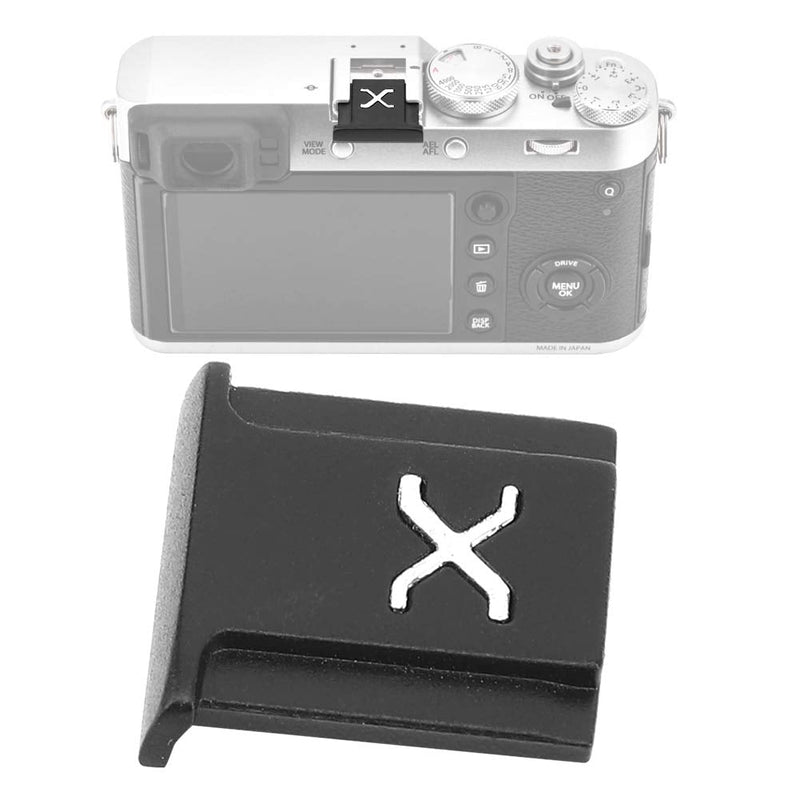 Bindpo Camera Hot Shoe Cover, All Metal Lightweight Camera Hot Shoe Protection Cover, for Fuji X Series Cameras