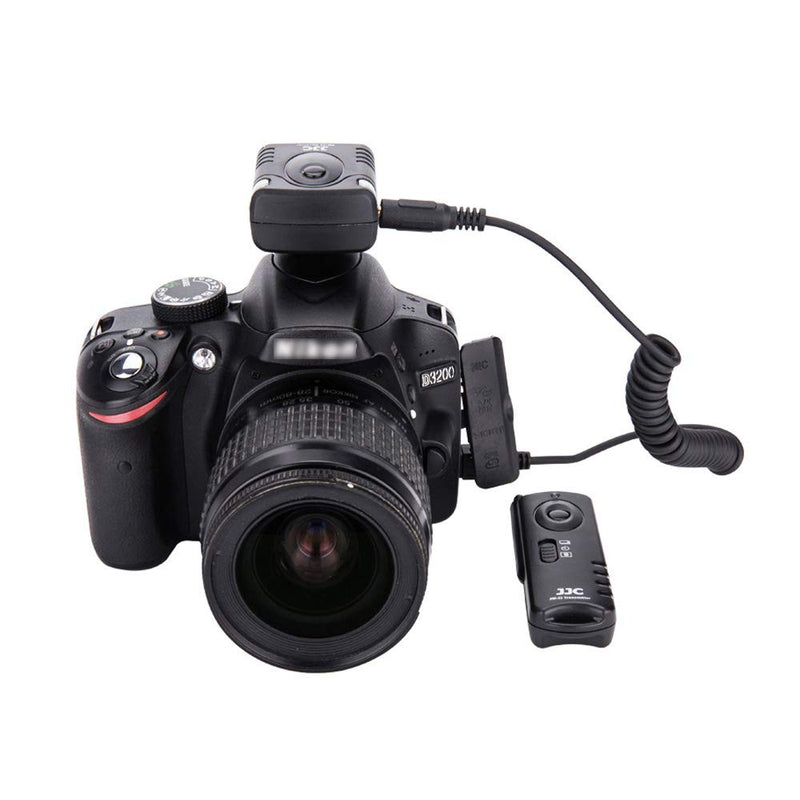 JJC Wireless Remote Shutter Release Controller for Nikon Z5 Z6 Z6II Z7 Z7II D780 D750 D7500 D7200 D5300 D5200 D3300 D3200 etc Nikon Camera
