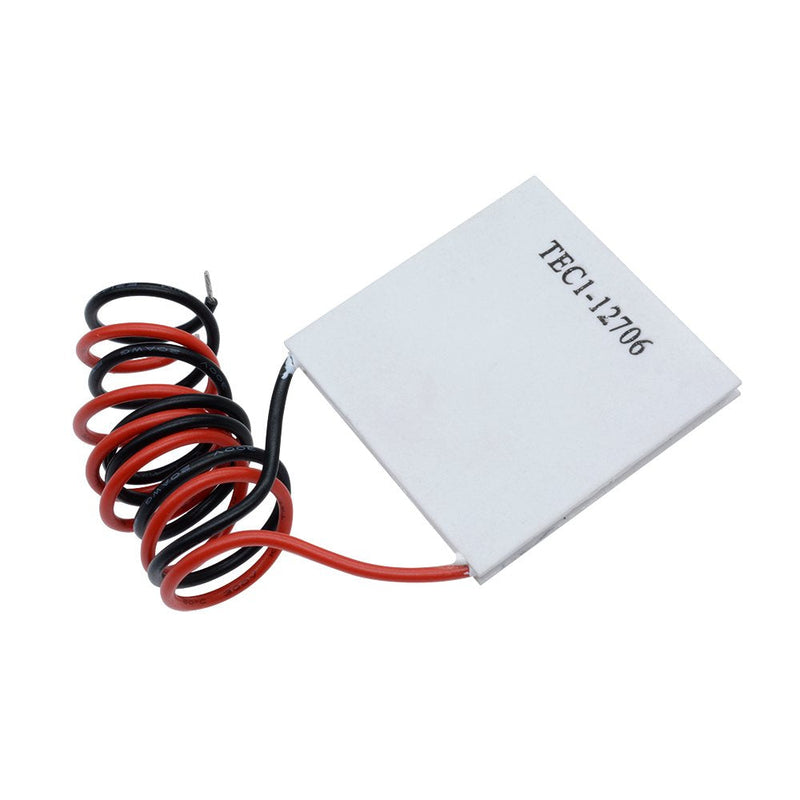 Aideepen TEC1-12706 12V 6A 60W 5pcs Heatsink Thermoelectric Cooler Cooling Peltier Plate Module 40x40MM