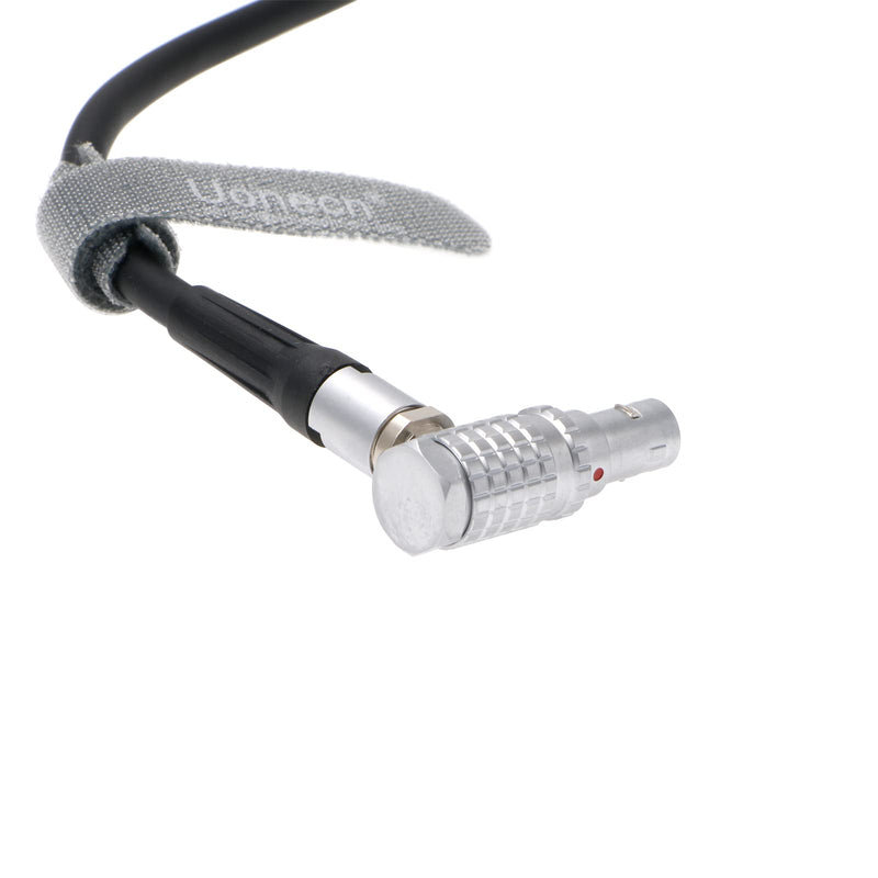 Uonecn Teradek Bond Power Cable Right Angle 2 pin Male to Right Angle 2 pin Male for ARRI Alexa Camera 18''