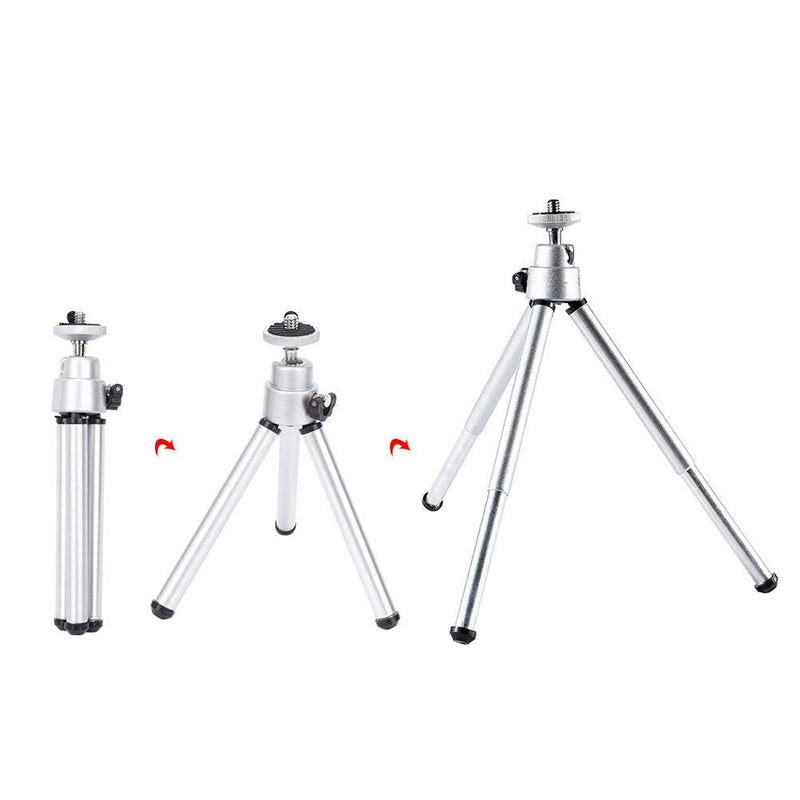 Leftwei 【𝐄𝐚𝐬𝐭𝐞𝐫 𝐏𝐫𝐨𝐦𝐨𝐭𝐢𝐨𝐧 Aluminium Alloy Camera Tripod Telescope Tripod, 3PCS Mini Telescope Tripod, Home Travel Mountaineering for Outdoor