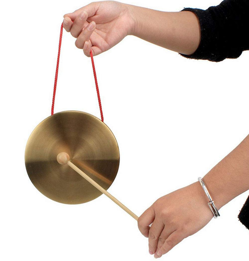 Tzong Mini Gongs Tambourine Cymbals Percussion Musical Instruments