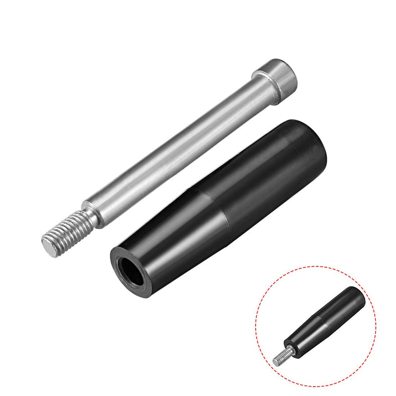 uxcell 2 Pcs Revolving Handwheel Machine Handle M10 Male Threaded Stem for Milling Machine M10 x 100mm