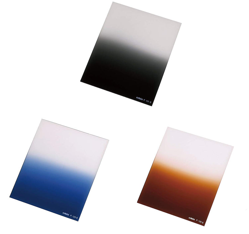 Cokin Square Filter Landscape Creative Kit - Includes Gnd 3-Stop Soft (121S), Gdn Blue Soft (123S), Gnd Tobacco Soft (125S) for M (P) Series Holder - 84mm X 100mm Medium