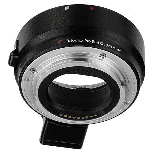 Fotodiox Pro Lens Mount Adapter with Auto-Exposure, Auto-Focus and Auto-Aperture, Canon EOS EF EFs Lens to EOS M EF-m Camera Body Canon EOS EF/EF-S (Auto)