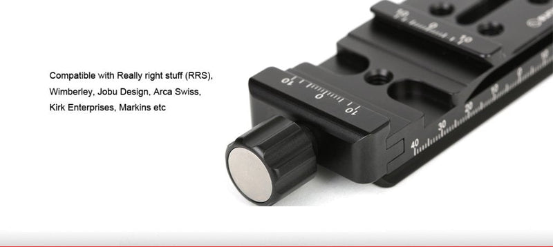 SUNWAYFOTO DMP-100R MP 100mm Rail Nodal Slide Arca / RRS Compatible Clamp Sunway