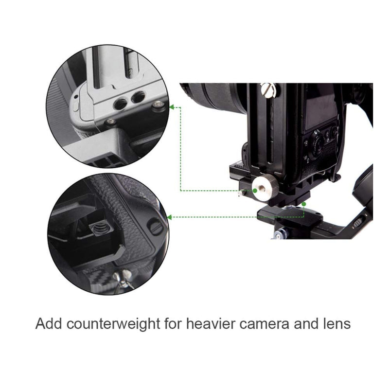 Lanparte Ronin SC L Bracket Mount Vertical Shooting Plate for DSLR Camera DJI Gimbal