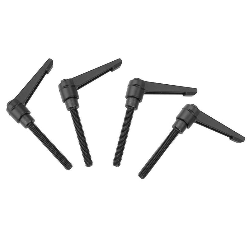 4PCS /M6 x 16/20/25/32/40/50/60/70/Male Thread Machinery 304 Alloy Adjustable Knob Handle Clamping Lever with Stud Universal Handle (16MM) 16MM