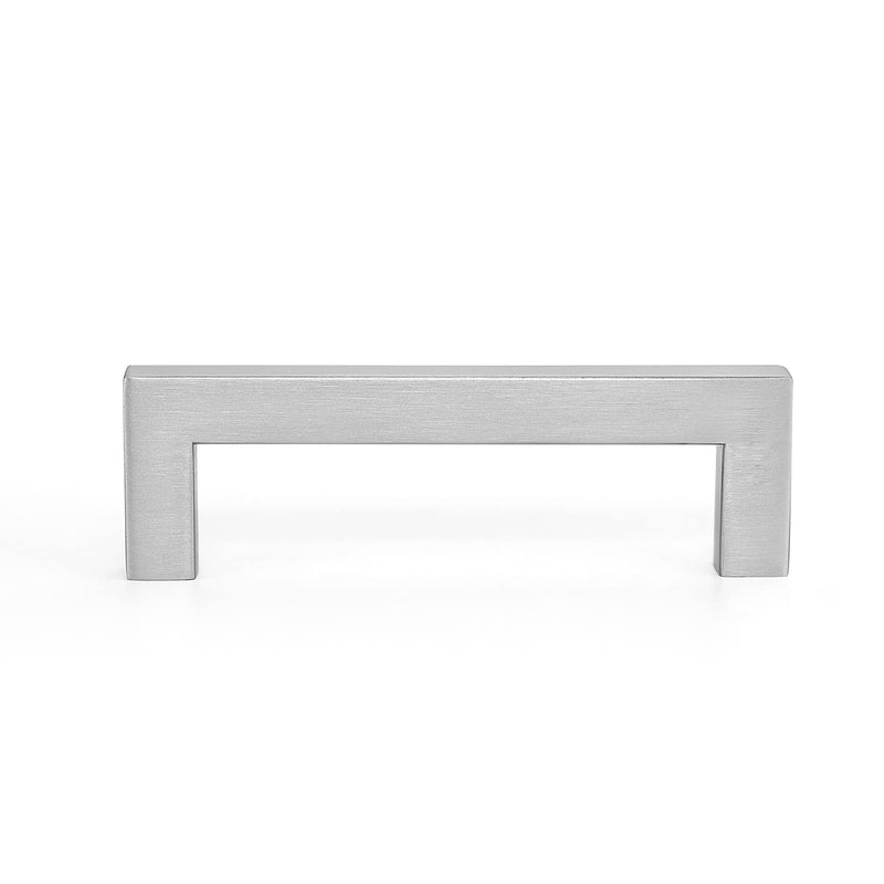 Ravinte 10 Pack 4 Inch Kitchen Square Cabinet Handles Satin Nickel Cabinet Pulls Brushed Nickel Drawer Pulls Kitchen Cabinet Hardware Kitchen Handles 4 Inch Hole Center
