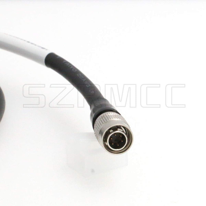 SZRMCC Hirose 6 pin Male to Flying Lead IO Trigger Power Cable for Basler GIGE CCD Cameras (3m) 3m