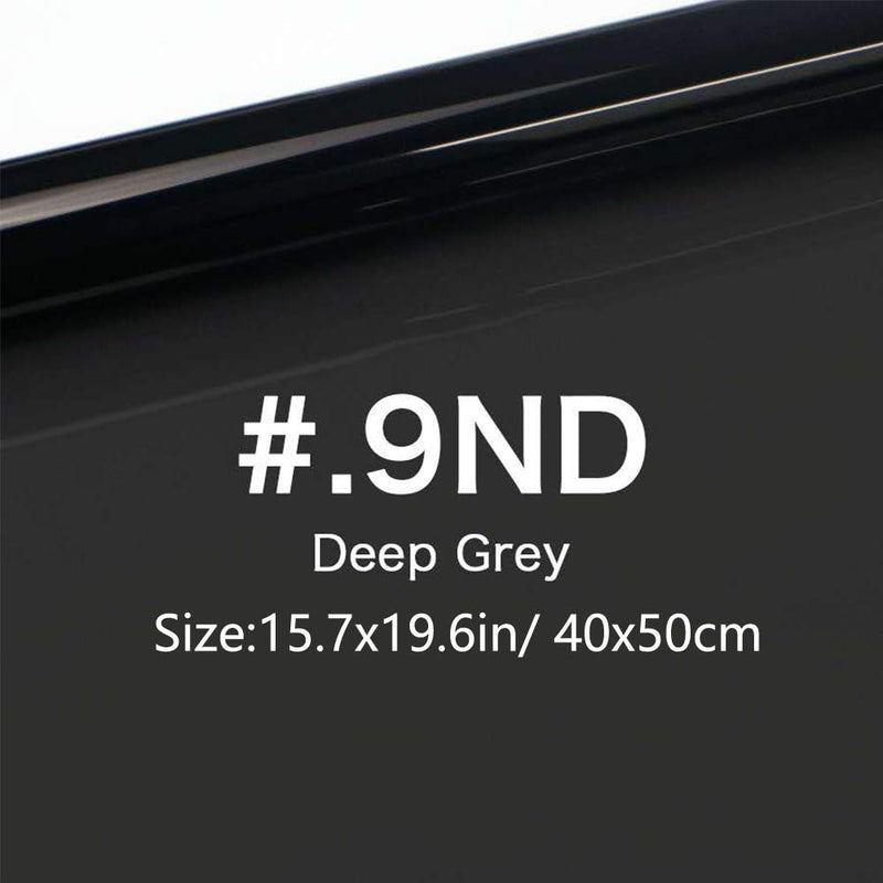 Lighting Neutral Density Gels Filter Sheet 16x20 inches Kit, ND3,ND6,ND9 for Photo Studio Video Flashlight Led Light Photography, 6 Pcs