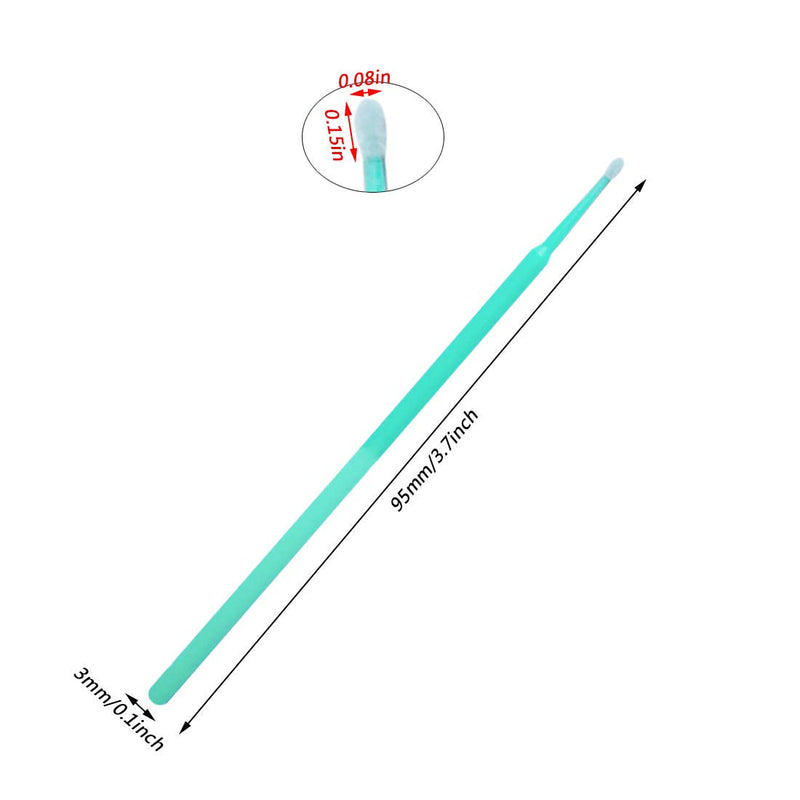 100 Pack Phone Charge Port Cleaning Tool kit,Bendable Mini Soft Round Brushes Cleaner Compatible with iPhone 11 Pro Speaker Tablet Camera Laptop Computer Smartphone Green