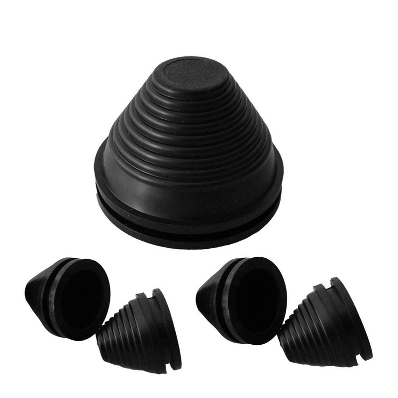 [AUSTRALIA] - 4PCS Firewall Plug Grommet Synthetic Wire Protection, Hole Grommets 2.1" ID 2.3" Drill Hole Black-1 4Pcs 