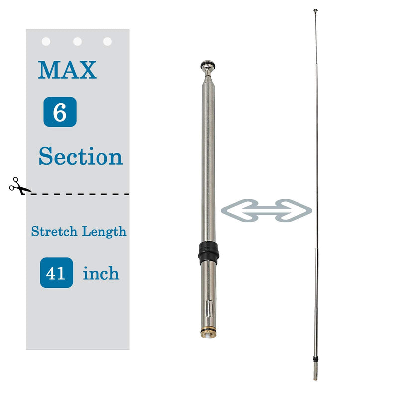 [AUSTRALIA] - Anina Car Power Antenna Mast Compatible with 1990-1996 Toyota Camry-Celica-MR2-Vienta-Holden Apollo for AM/FM Radio Reception 86337-06010 Series 2 